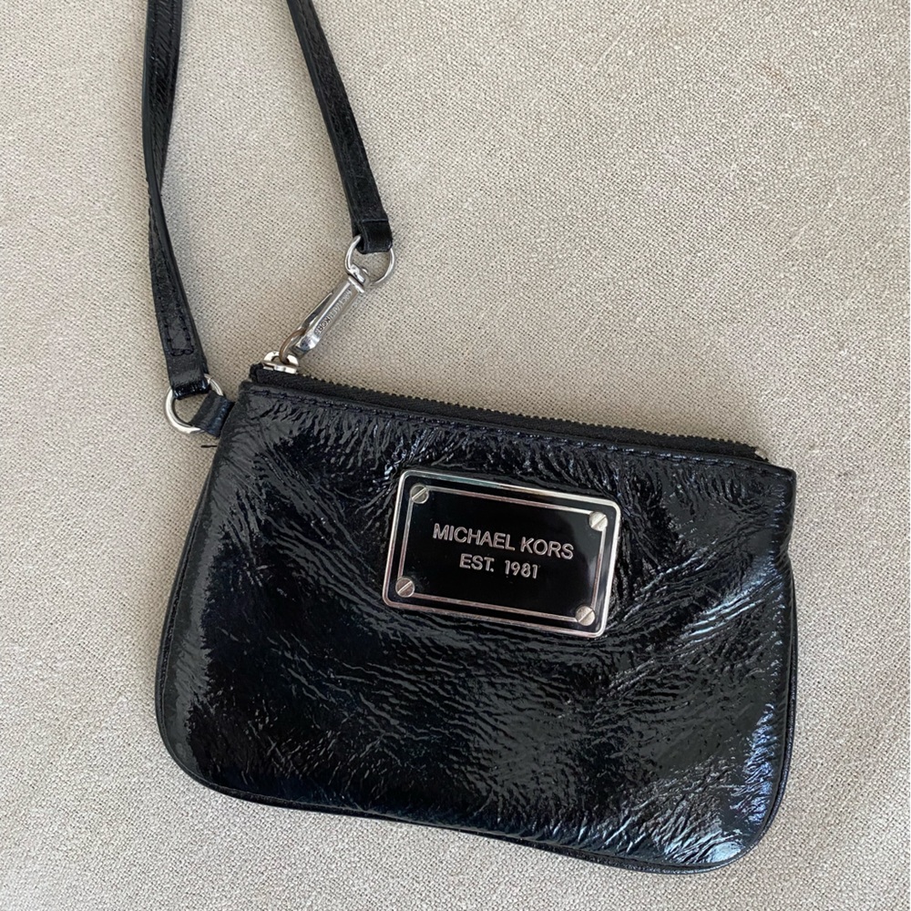 Michael Kors Black Wristlet